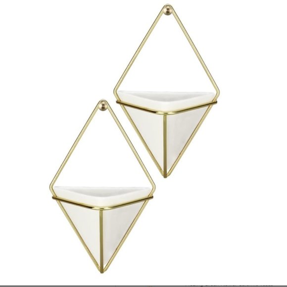 Like New | Small Triangle Hanging Wall Planters - Picture 3 of 10